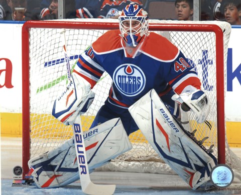 Framed Devan Dubnyk 2011-12 Action Print