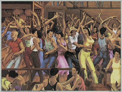 Framed Barry Tinkler - Fancy Dancing Size 6x8 Print