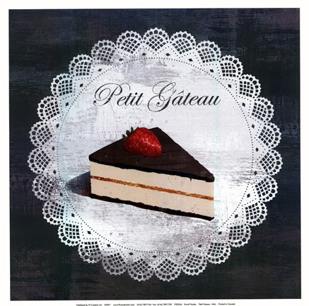 Framed Petit Gateau - Mini Print