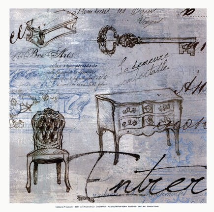 Framed Entrer - Mini Print