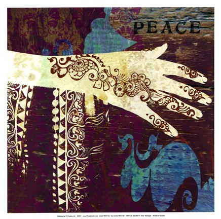 Framed Mendhi IV - Mini Print