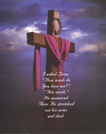 Framed I Asked Jesus - Photo Print