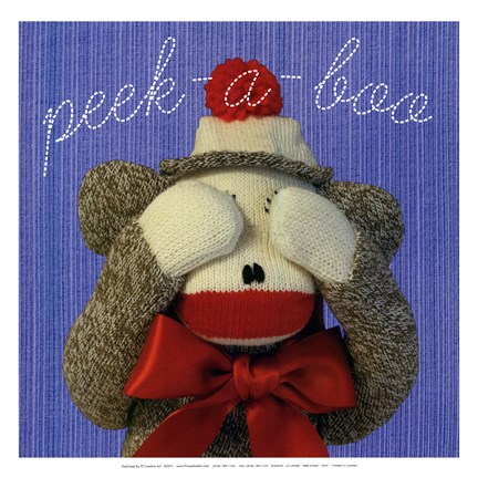 Framed Peek a Boo Print