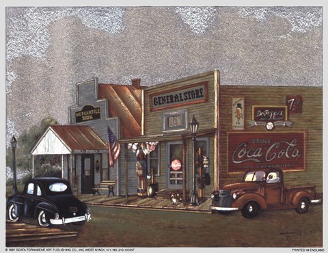 Framed General Store Print