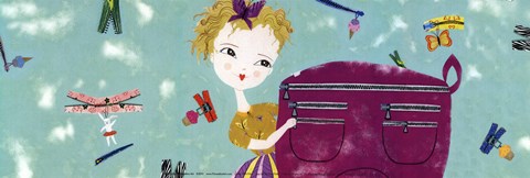 Framed little things blonde - mini Print