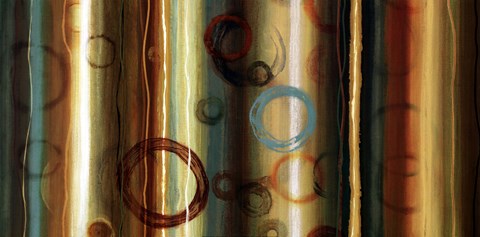 Framed Ombre Circles Print