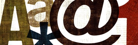 Framed Punctuated III Print