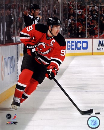 Framed Zach Parise 2011-12 Action Print