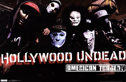 Framed Hollywood Undead - American Tragedy Print