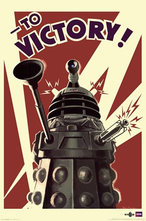 Framed Doctor Who - Dalek to Victory Print