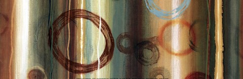 Framed Ombre Circles II - mini Print