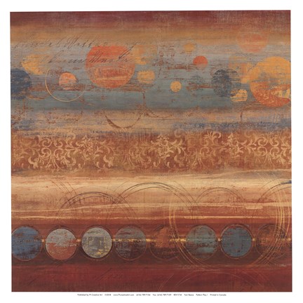 Framed Pattern Play I - mini Print