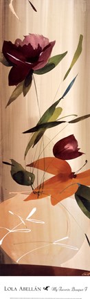 Framed My Favorite Bouquet I Print