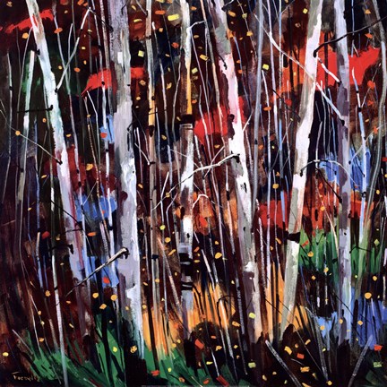 Framed Autumn Fireworks Print