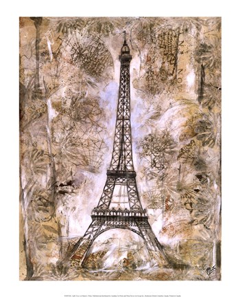 Framed Eiffel Tower Print