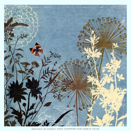 Framed Taking Flight II - mini Print