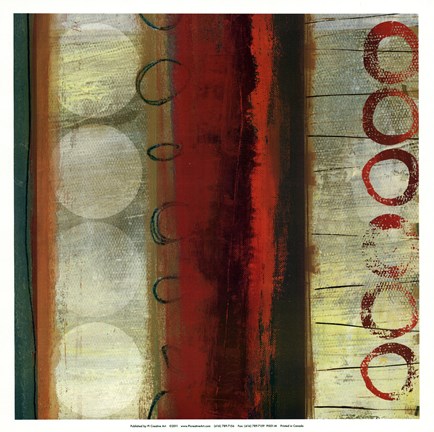 Framed Oasis Circles Print