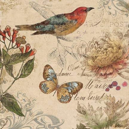 Framed Natures Rhapsody II Print