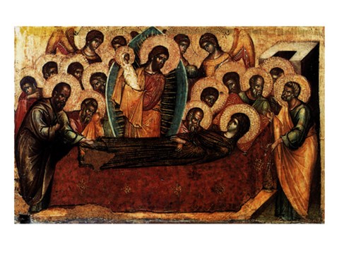 Framed Dormizione della Vergine Print