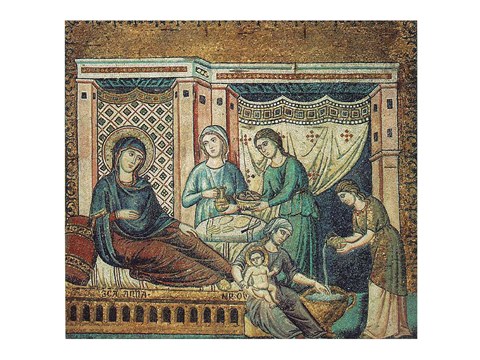 Framed Nativity of the Virgin Print