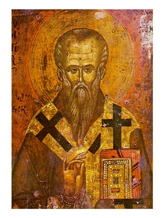 Framed Saint Clement of Ohrid Print