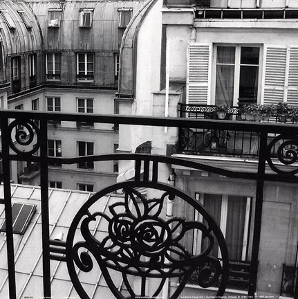 Framed Paris Hotel I Print