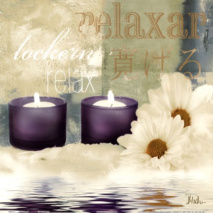 Framed Relaxation I Print