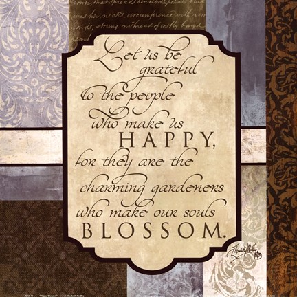 Framed Happy Blossom Print