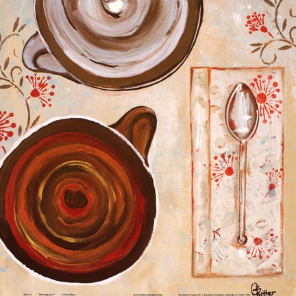 Framed Morning Java I Print