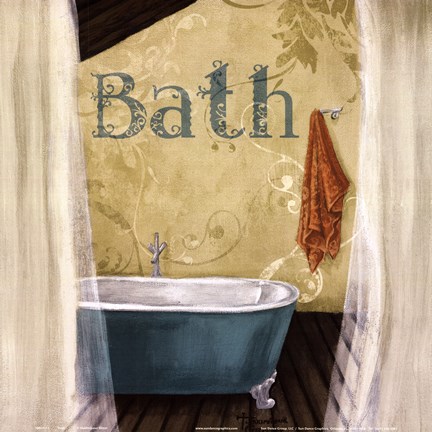 Framed Bath Print