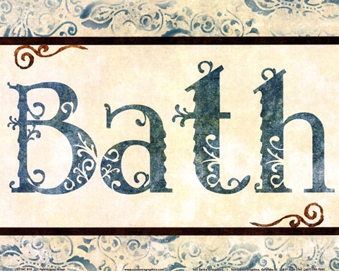 Framed Bath Print