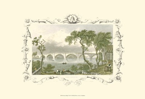 Framed Kew Bridge Print