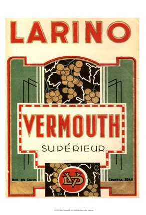 Framed Larino Vermouth Print