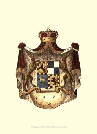 Framed Regal Crest VIII Print
