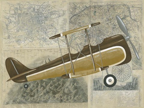 Framed Tour by Plane II Print
