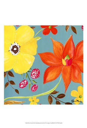 Framed Flower Festival I Print