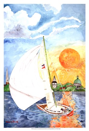 Framed Day Sail Print