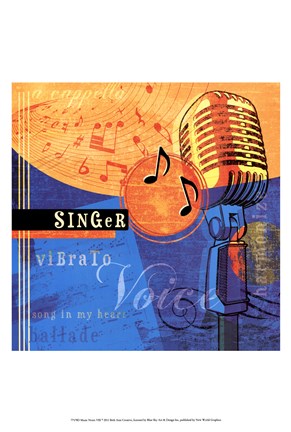 Framed Music Notes VIII Print