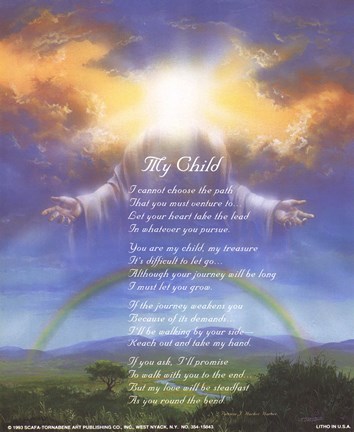 Framed My Child Print