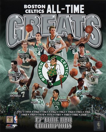 Boston Celtics Basketball Team,Original Sports Posters for fans