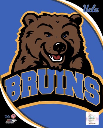 Framed UCLA Bruins Team Logo Print