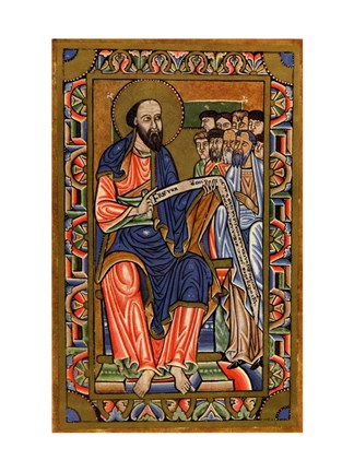 Framed Paul and the recipients of his letters Print