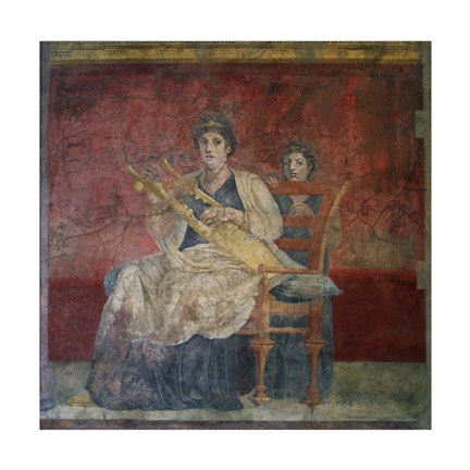 Framed Wall Painting from a Reception Hall, Villa of P. Fannius Synistor at Boscoreale Print