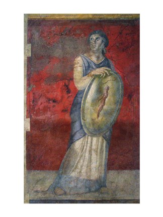 Framed Wall Painting from a Reception Hall from the Villa of P. Fannius Synistor at Boscoreale Print