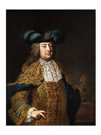 Framed Portrait Kaiser Franz Stephan Print