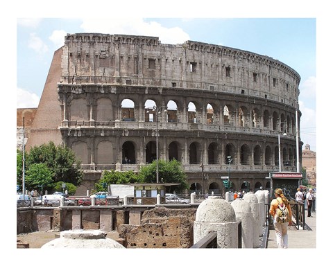 Framed Colusseum Print