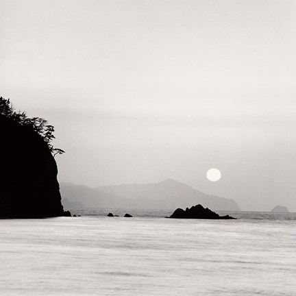 Framed Sunset, Oki Island, Japan Print