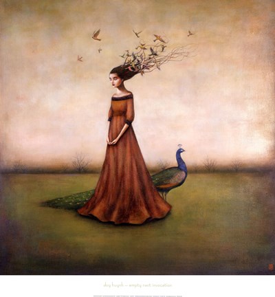 Framed Empty Nest Invocation Print