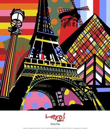 Framed Paris Pop Print