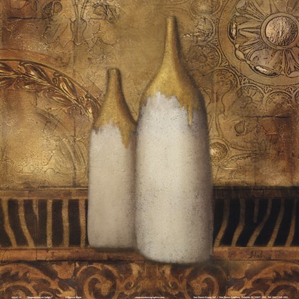 Framed Elegantisimo On Safari I Print